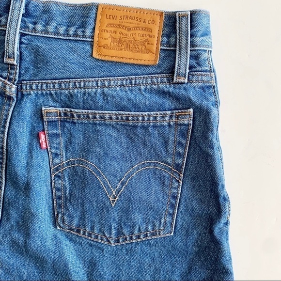 Levi’s Mile High Button Front Mini Skirt 27 - Picture 5 of 7